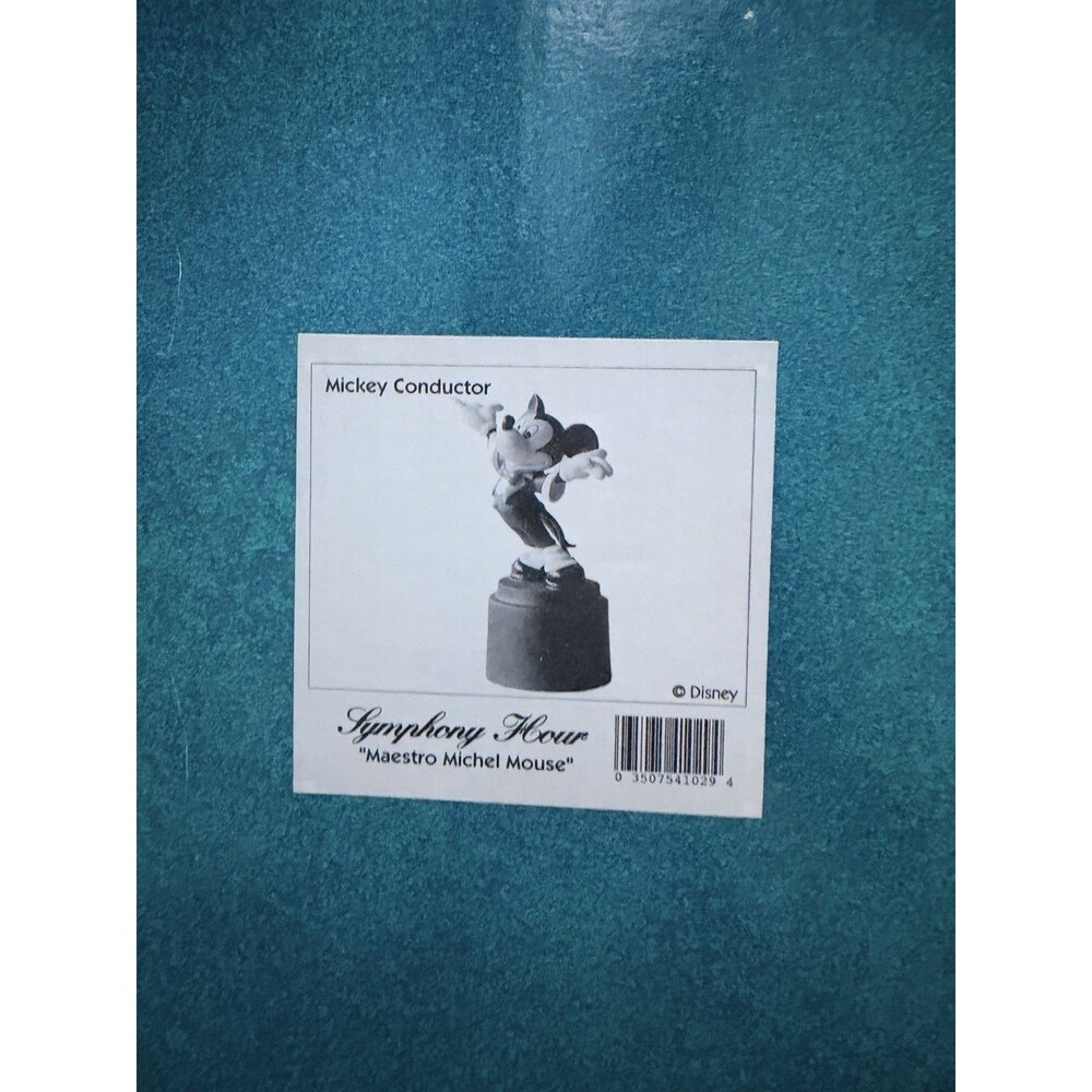 WDCC SYMPHONY HOUR MICKEY CONDUCTOR "MAESTRO MICHEL MOUSE" W/BOX & COA